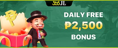Daily Free ₱2,500 Bonus banner